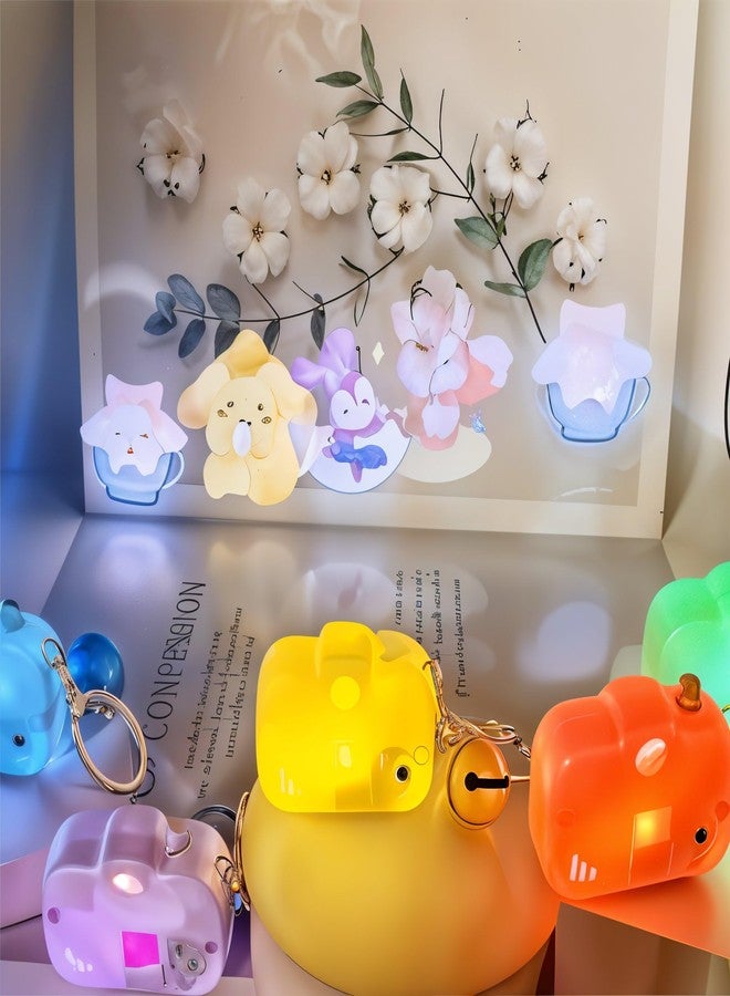 TodFod Mini Projector Camera Keychain | Kawaii Style Toy with Light & Bell | Cute Cartoon Accessory for Kids Bags | Rainbow Cloud Design | Perfect for School Bags, Pouches & Gifting - Image 5